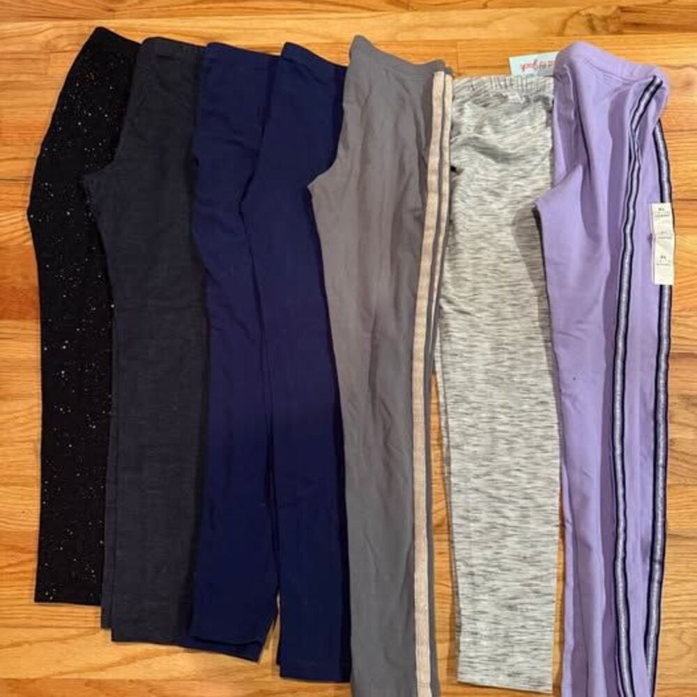 Cat & Jack Girls Leggings Lot of 7 Size XL (14-16)